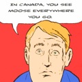 In Canada English- Moose